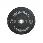 Black Rubber Bumper Plate Ironbull 5kg