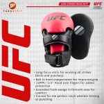 UFC Curved Focus Mitt Black Red Long