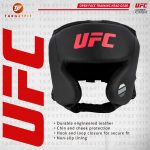 UFC Open Face Training Head Gear Black