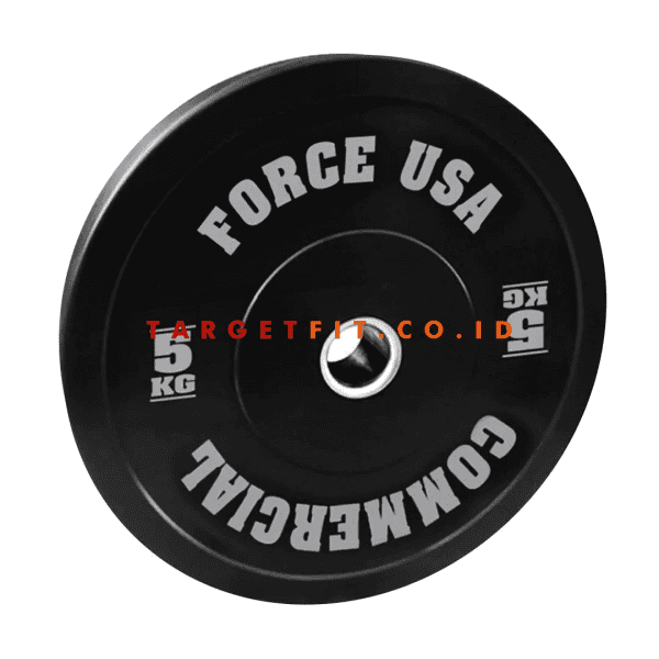 Force USA Ultimate Training Bumper Plates 5 - 25 kg Black - Image 2