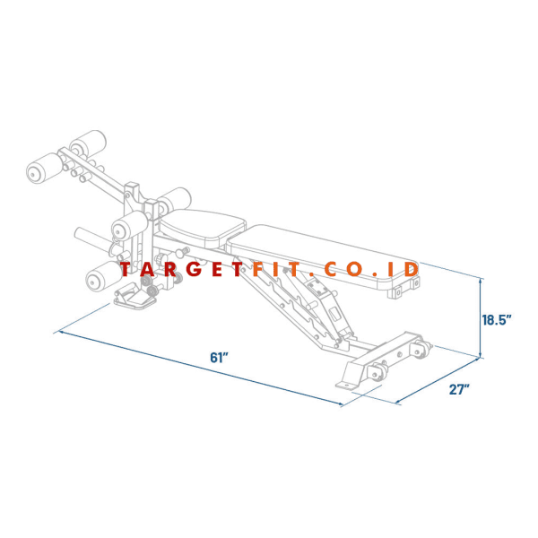 Force USA C10 Base Bench F-C10-BB - Image 6