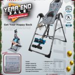 Teeter X1 Fitspine Inversion Table Year End Sale