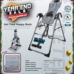 Teeter X1 Fitspine Inversion Table Year End Sale