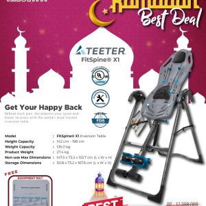 Teeter X1 Fitspine Inversion Table Ramadhan Sale