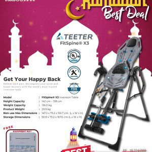 Teeter X3A Fitspine Inversion Table Ramadhan Sale